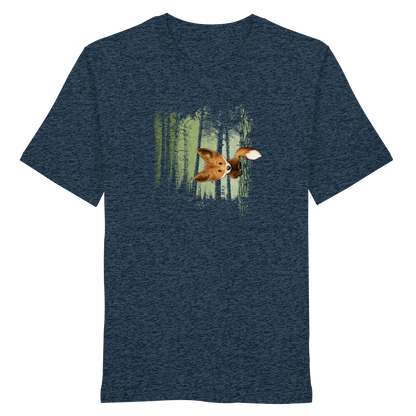 Fuchs im Zwielicht-Wald - Organic Shirt