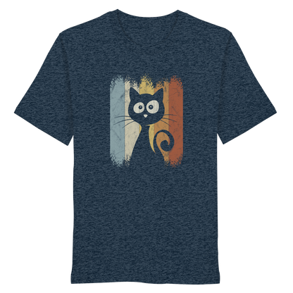 Retro Katze Silhouette - Organic Shirt