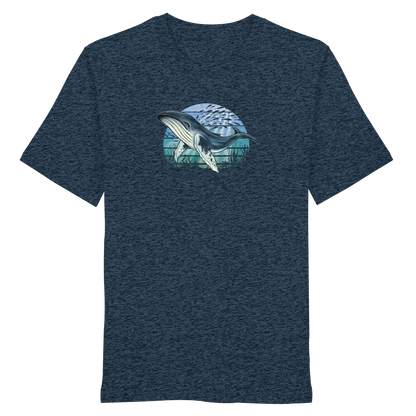 Retro Unterwasser Buckelwal - Organic Shirt