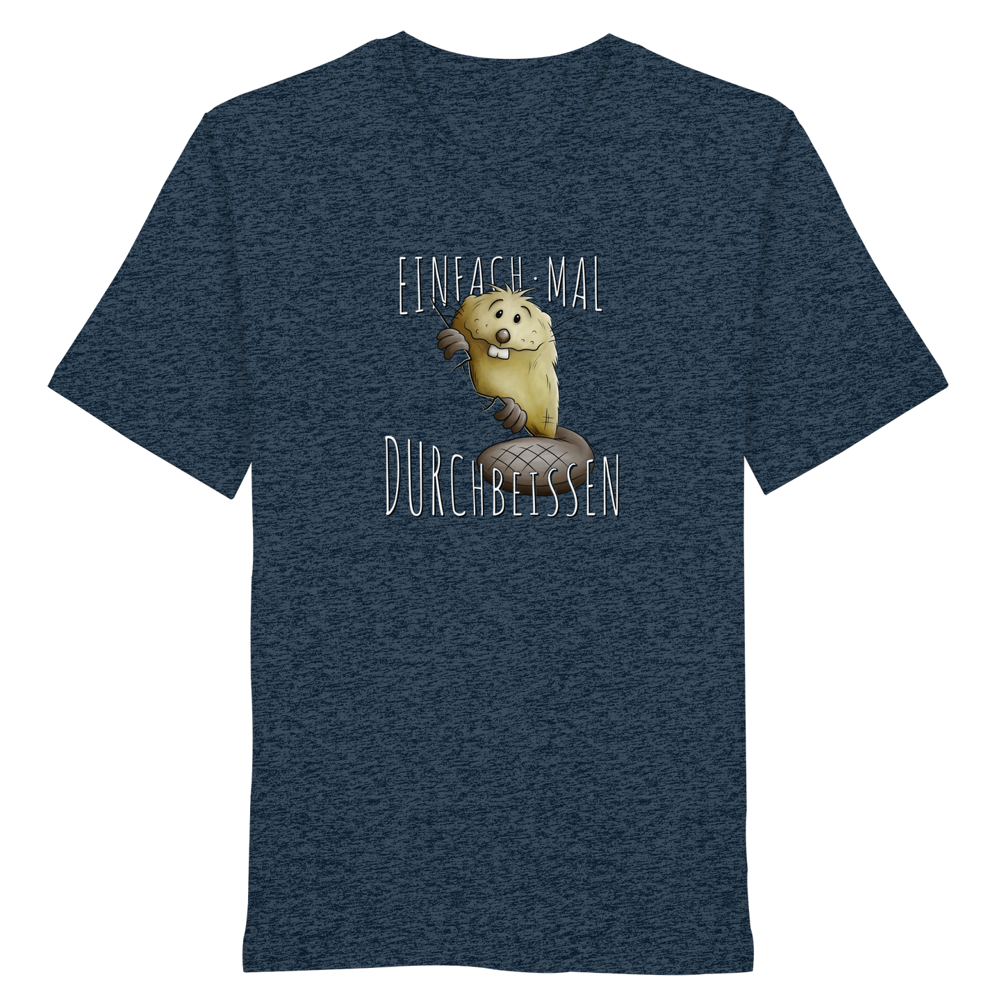 Einfach mal Durchbeissen Biber - Organic Shirt