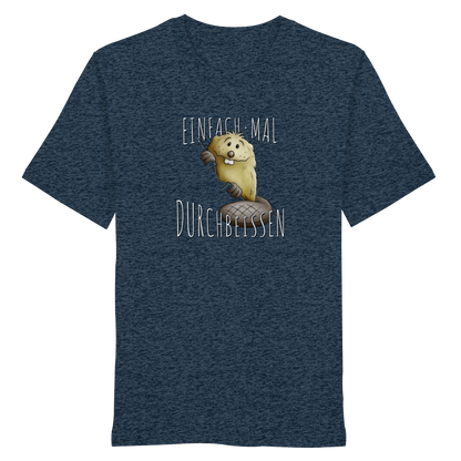 Einfach mal Durchbeissen Biber - Organic Shirt