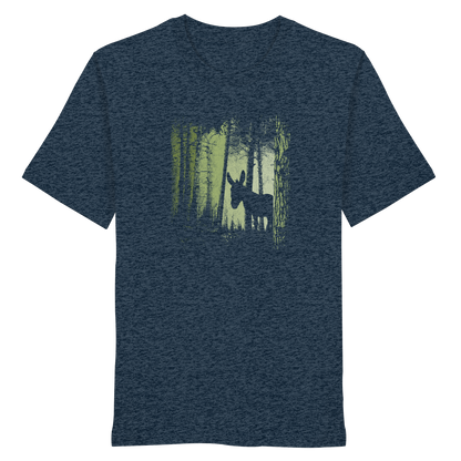 Esel im Zwielicht-Wald - Organic Shirt