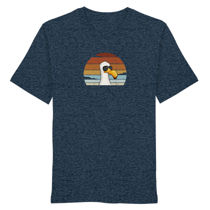 Cool lässige Retro Möwe - Organic Shirt
