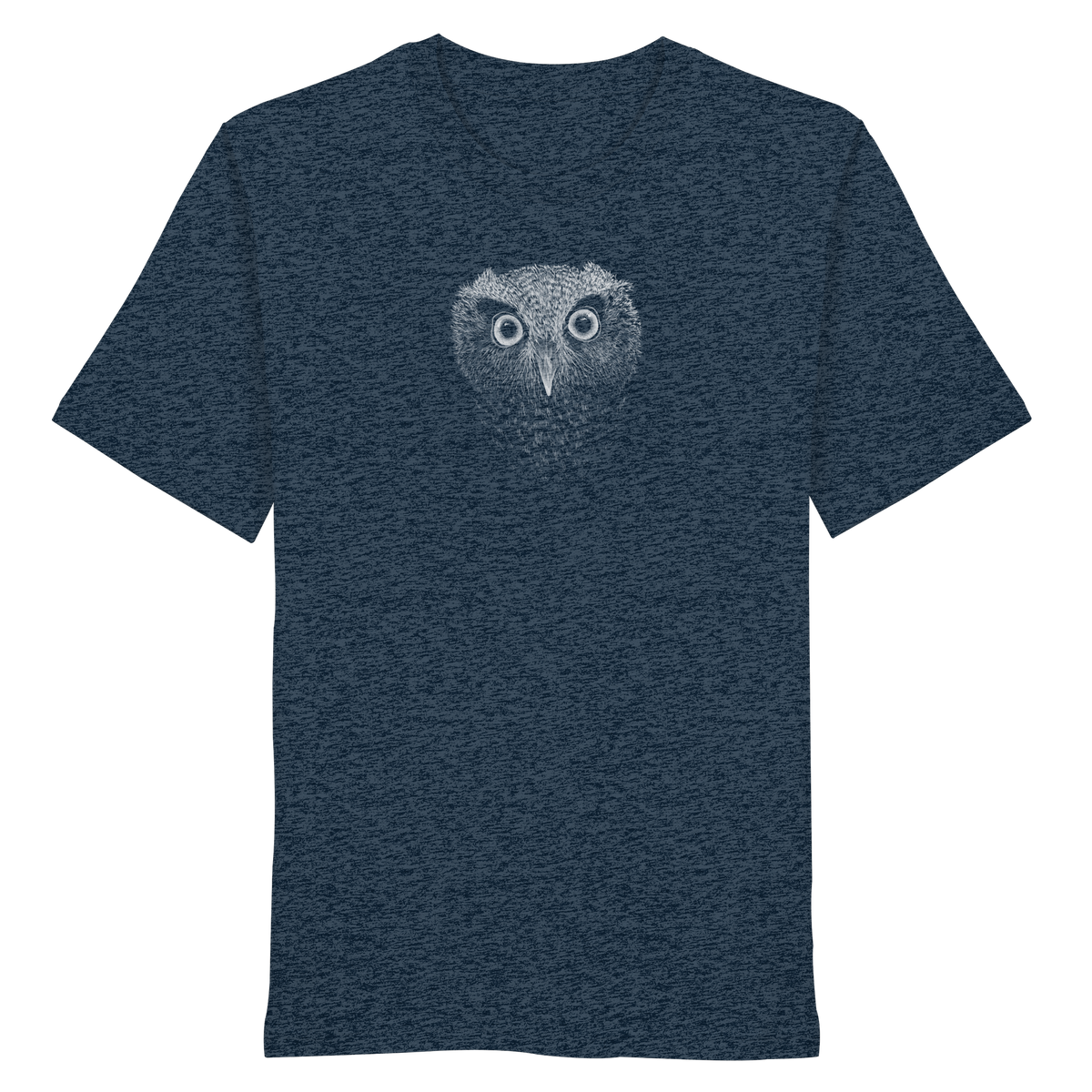 Eule Kritzelkunst Illustration - Organic Shirt