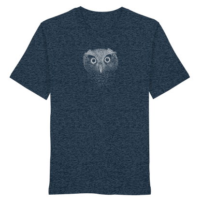Eule Kritzelkunst Illustration - Organic Shirt