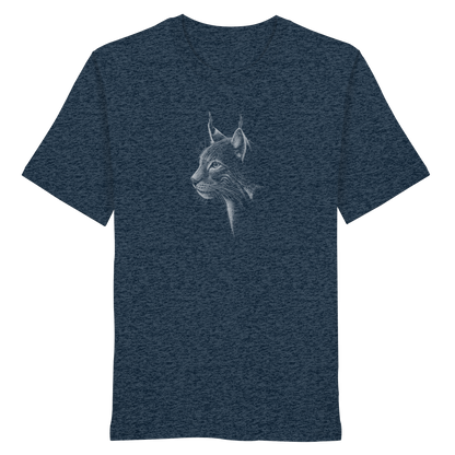 Luchs Kritzelkunst Wildkatze Illustration - Organic Shirt