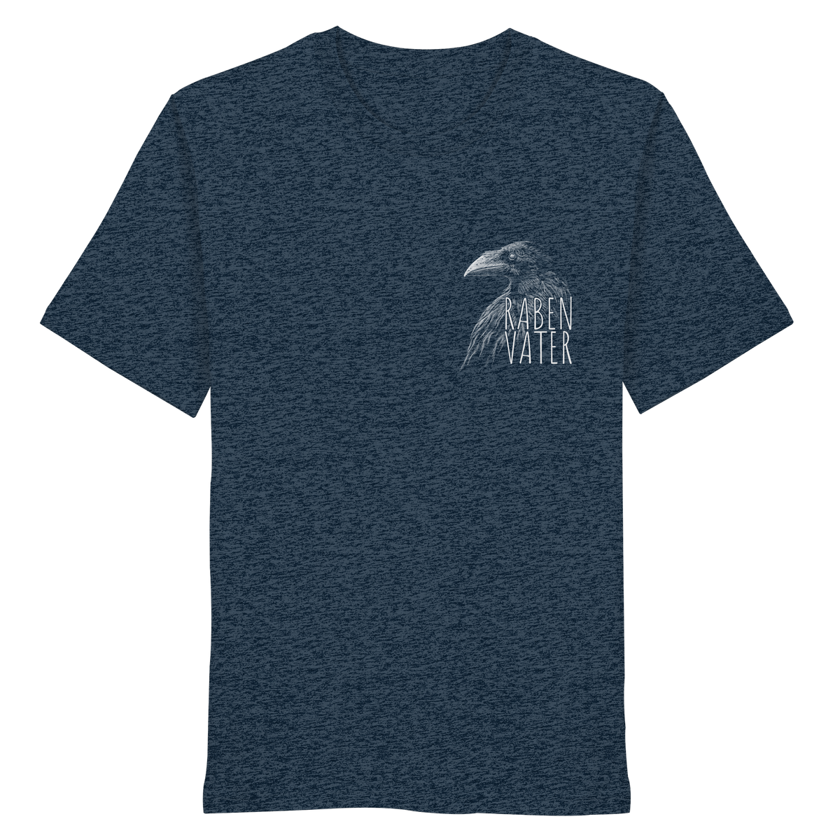 Rabenvater schwarzer Rabe Krähe - Organic Shirt