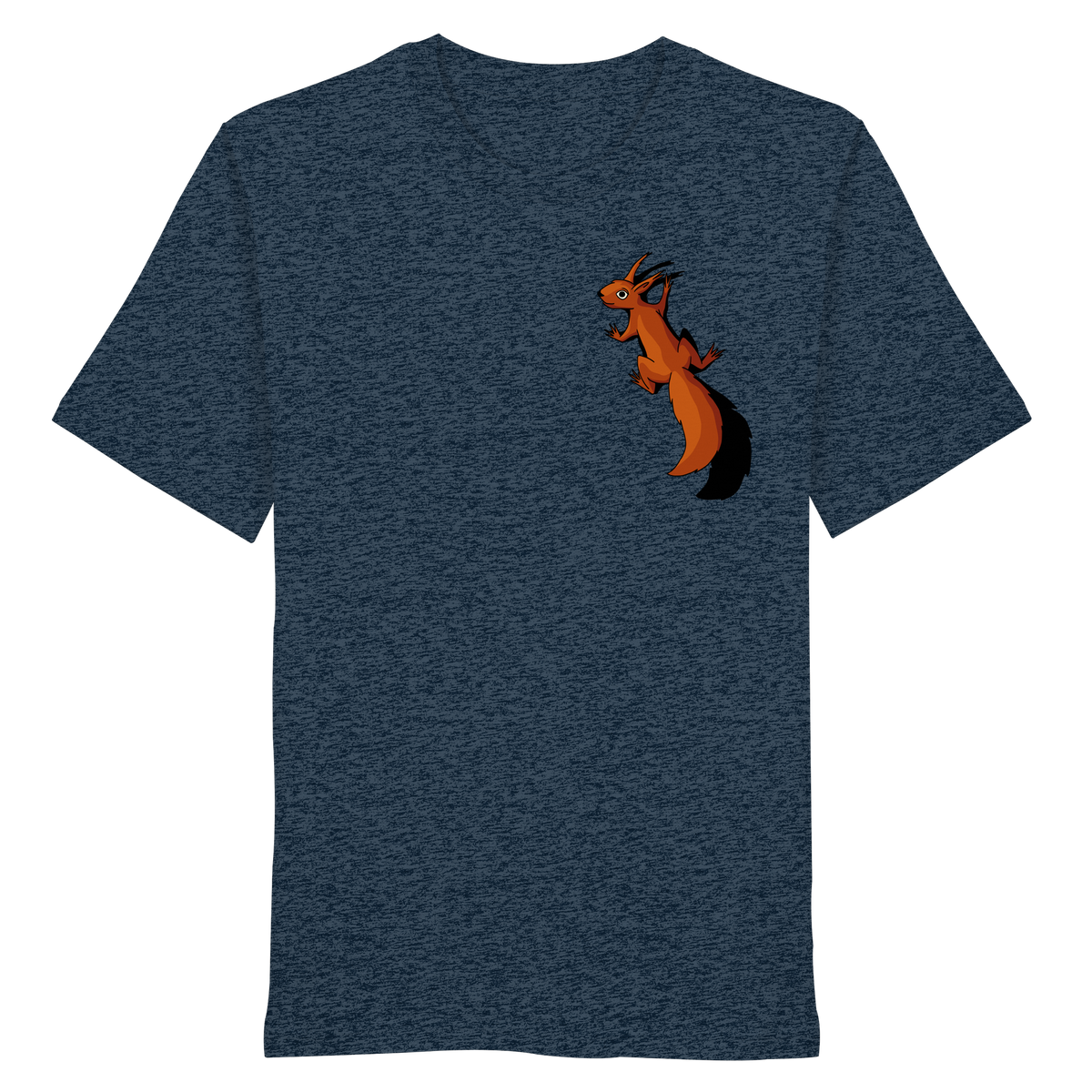 Süßes Eichhörnchen klettert - Organic Shirt