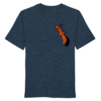 Süßes Eichhörnchen klettert - Organic Shirt