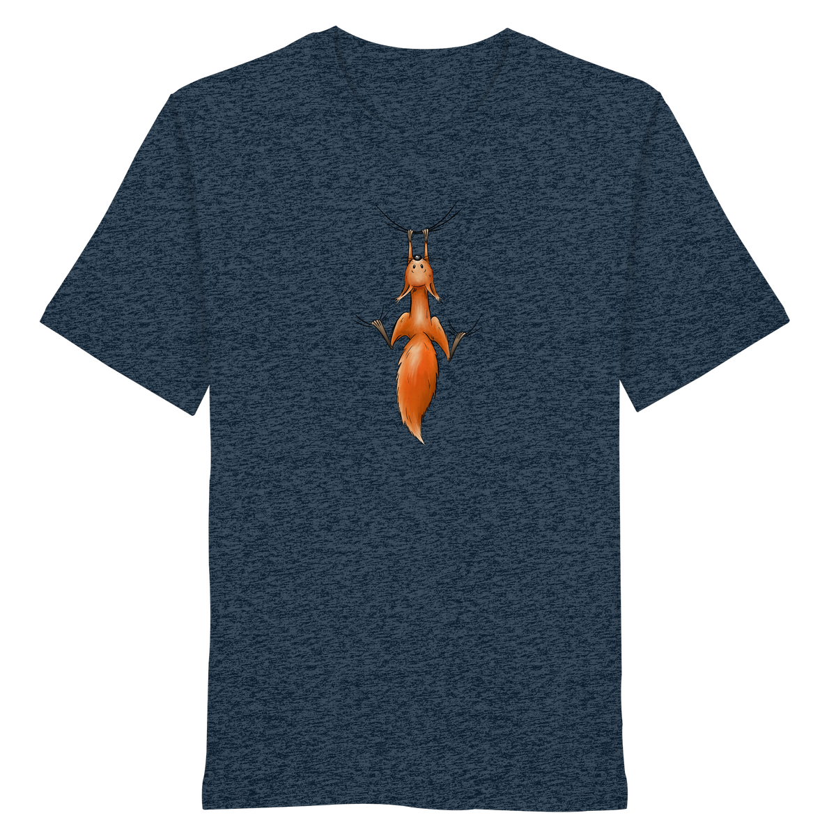 Rotes Eichhörnchen hängt ab - Organic Shirt