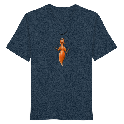 Rotes Eichhörnchen hängt ab - Organic Shirt