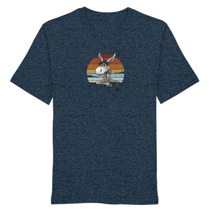 Lässiges Maultier Retro Esel - Organic Shirt