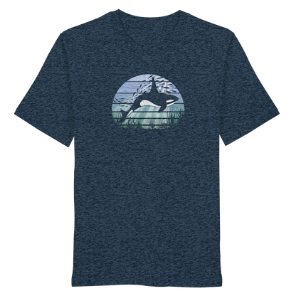 Retro Tiefsee Schwertwal Orca - Organic Shirt