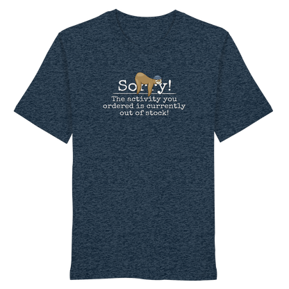 No-Activity Faultier - Organic Shirt