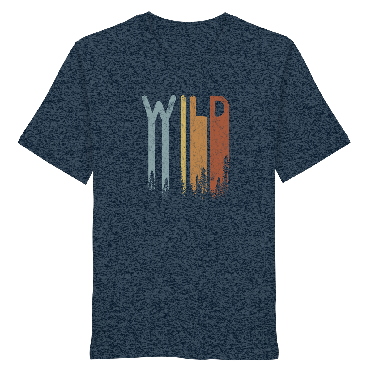 Wild Retro Schriftzug - Organic Shirt