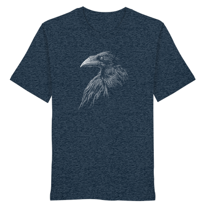 Kritzelkunst Rabe Krähe - Organic Shirt