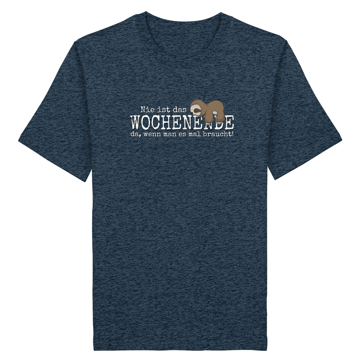 Kawaii Faultier Wochenende - Organic Shirt