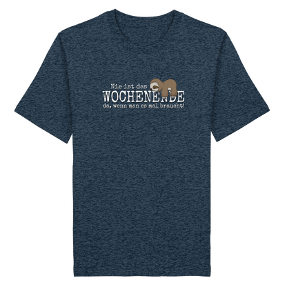 Kawaii Faultier Wochenende - Organic Shirt