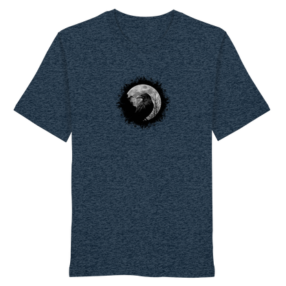 Schwarzer Rabe bei Vollmond  - Organic Shirt