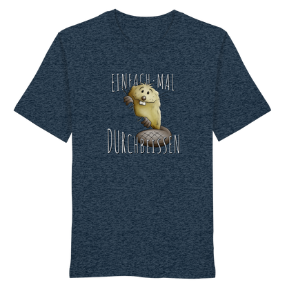 Einfach mal Durchbeissen Biber - Organic Shirt
