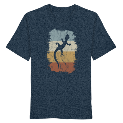 Retro Gecko Salamander Silhouette - Organic Shirt