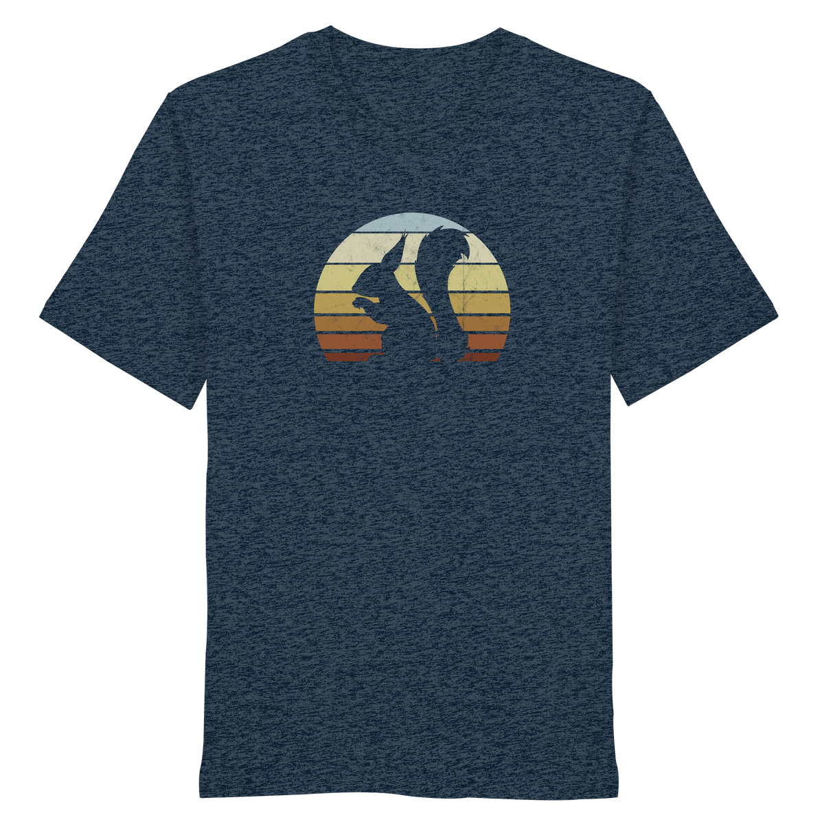Retro Eichhörnchen Silhouette - Organic Shirt