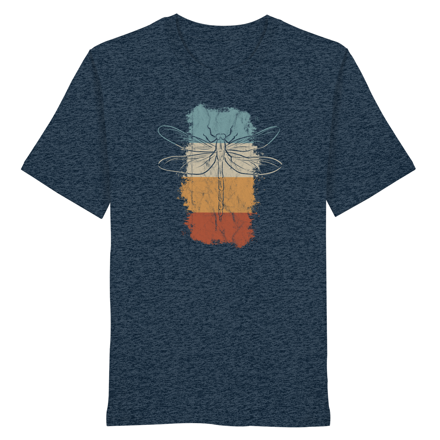 Retro Kunst Libelle | Vintage Dragonfly - Organic Shirt