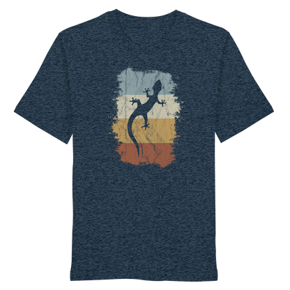 Retro Gecko Salamander Silhouette - Organic Shirt