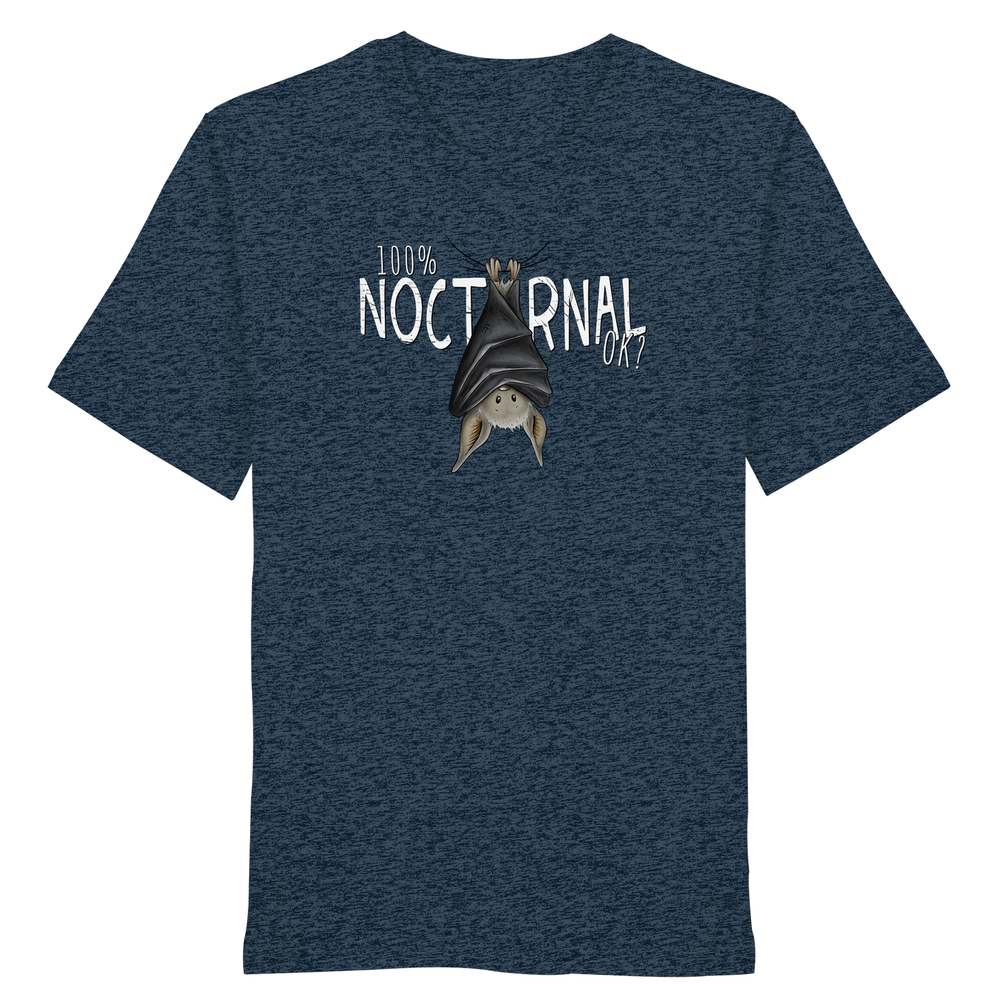 100% nachtaktive Fledermaus - Organic Shirt