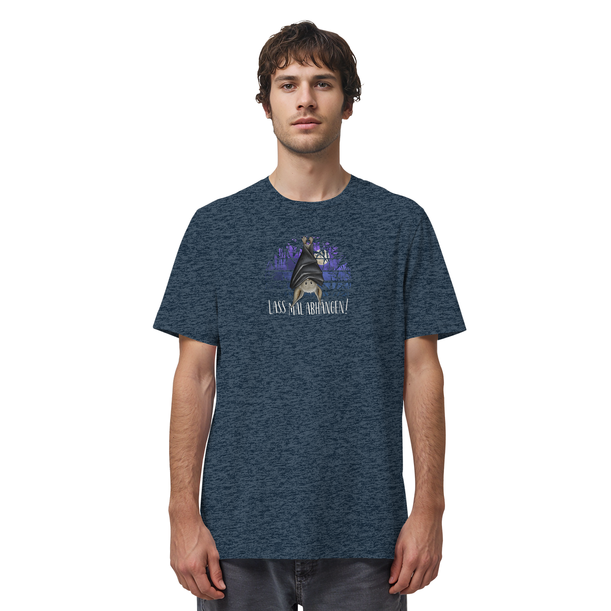 Lass mal abhängen Fledermaus - Organic Shirt