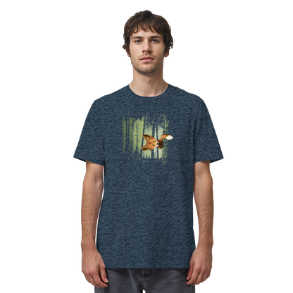 Fuchs im Zwielicht-Wald - Organic Shirt