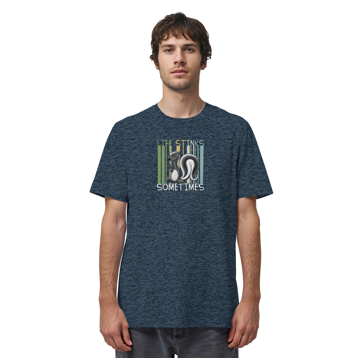 Life Stinks Sometimes Stinktier Weisheit - Organic Shirt