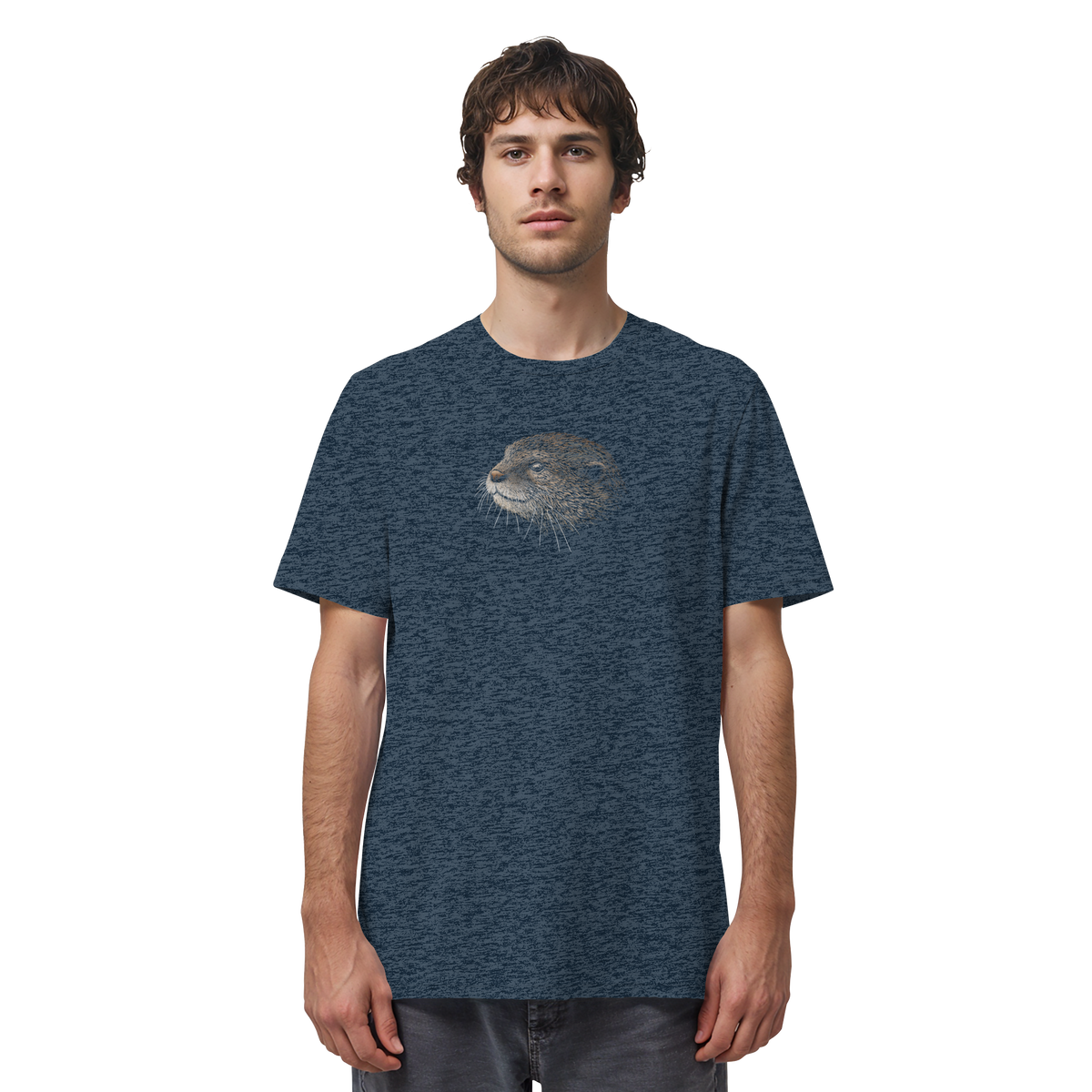 Otter Bleistift Zeichnung KritzelKunst - Organic Shirt