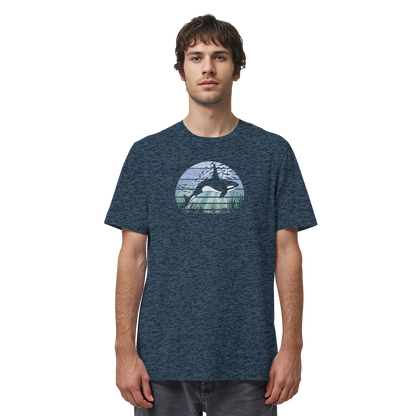 Retro Tiefsee Schwertwal Orca - Organic Shirt