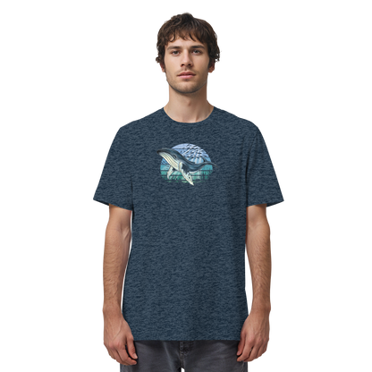 Retro Unterwasser Buckelwal - Organic Shirt