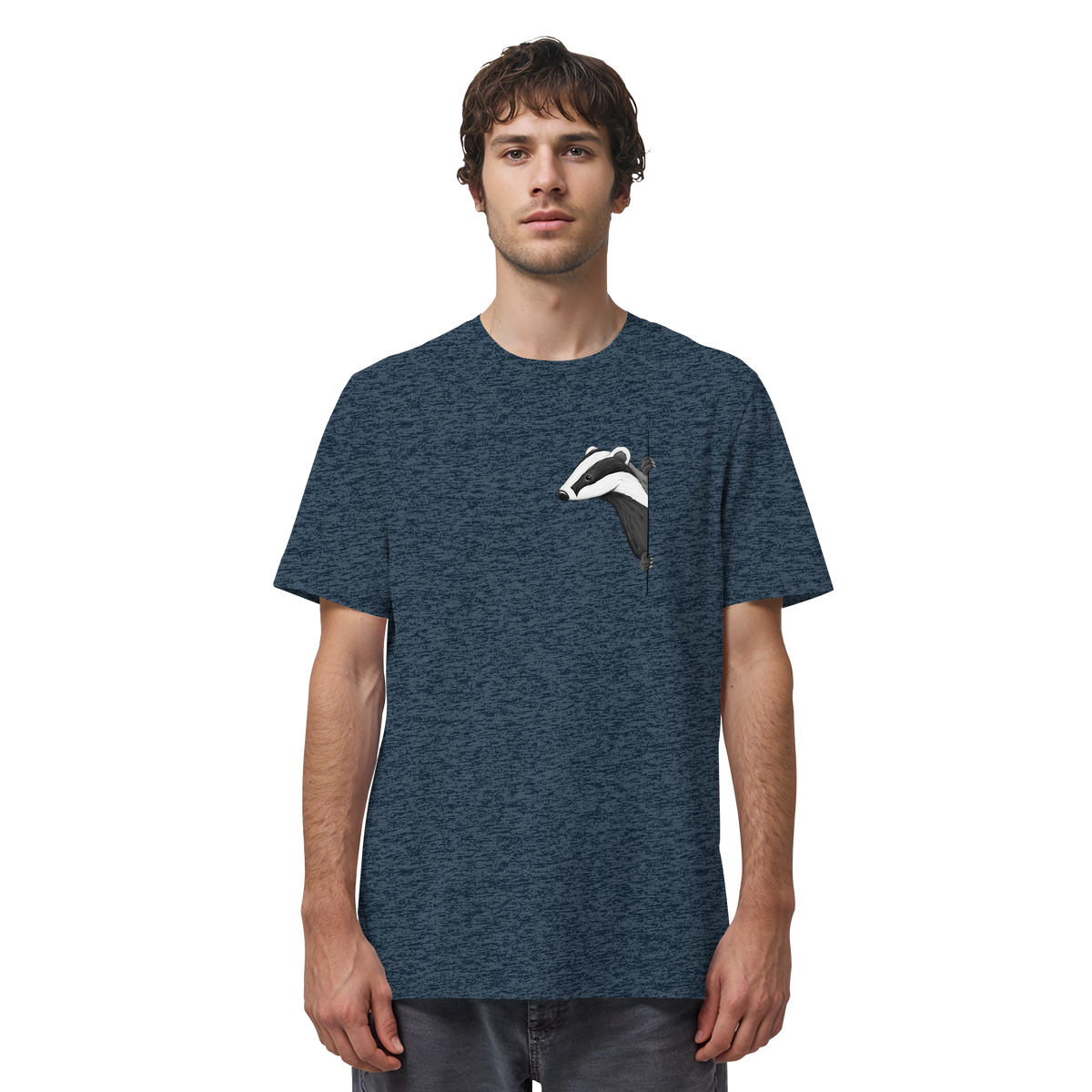 Lässiger Dachs Meister Grimbart - Organic Shirt