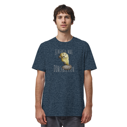 Einfach mal Durchbeissen Biber - Organic Shirt