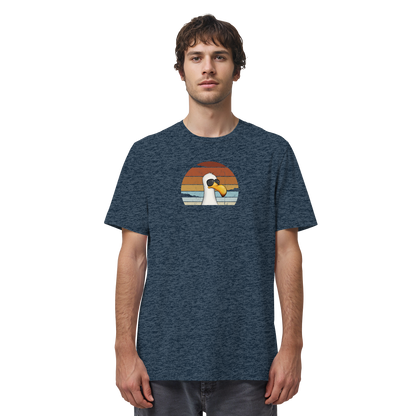 Cool lässige Retro Möwe - Organic Shirt