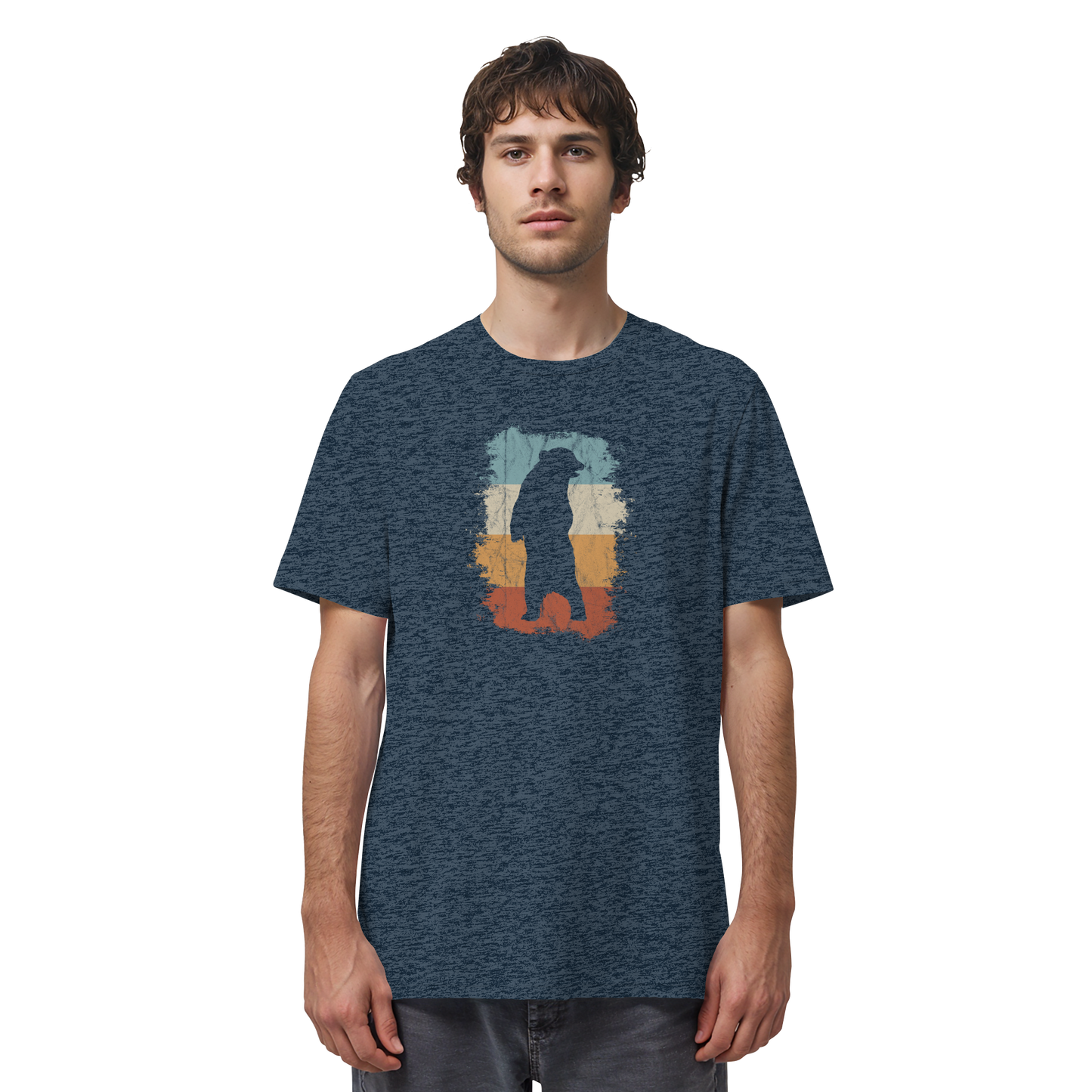 Retro Bären-Silhouette - Organic Shirt