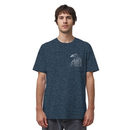 Rabenvater schwarzer Rabe Krähe - Organic Shirt