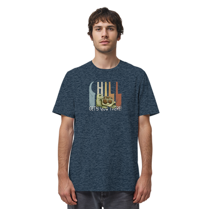 Gechillt gemütliche Schildkröte - Organic Shirt