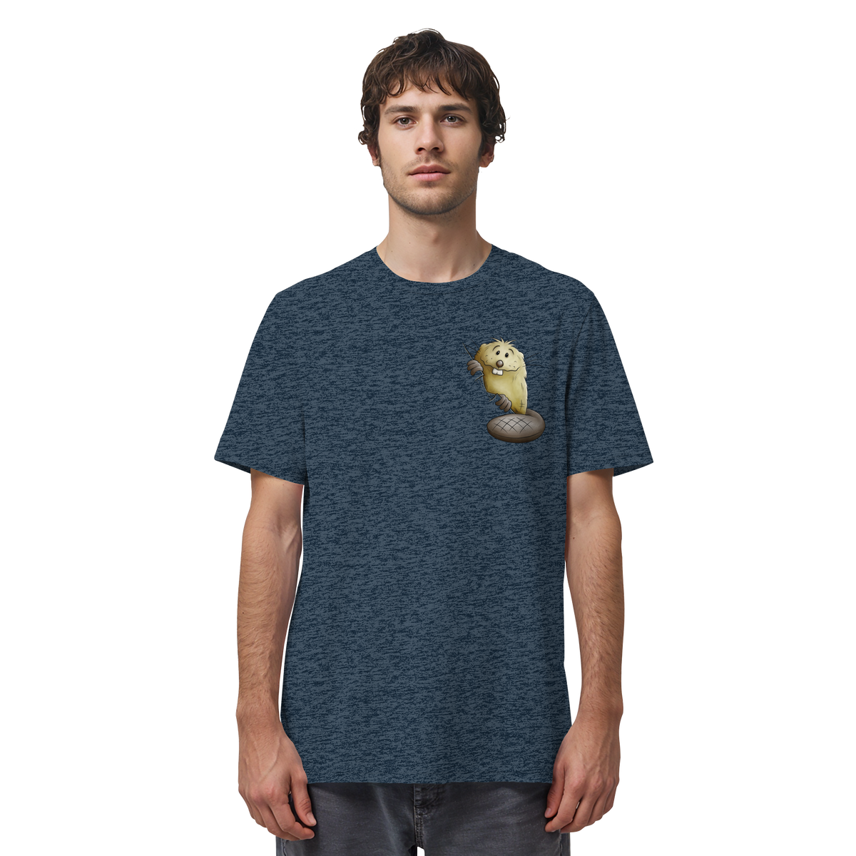 Lustiger frecher Biber - Organic Shirt