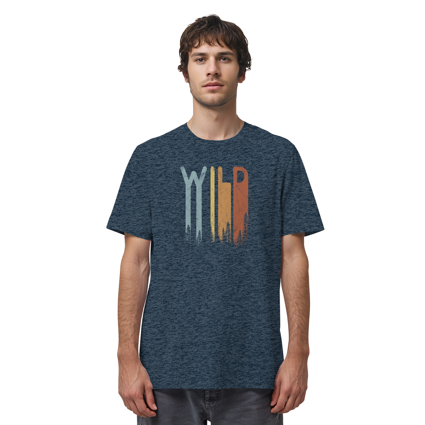 Wild Retro Schriftzug - Organic Shirt