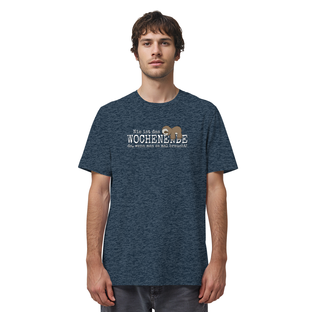 Kawaii Faultier Wochenende - Organic Shirt