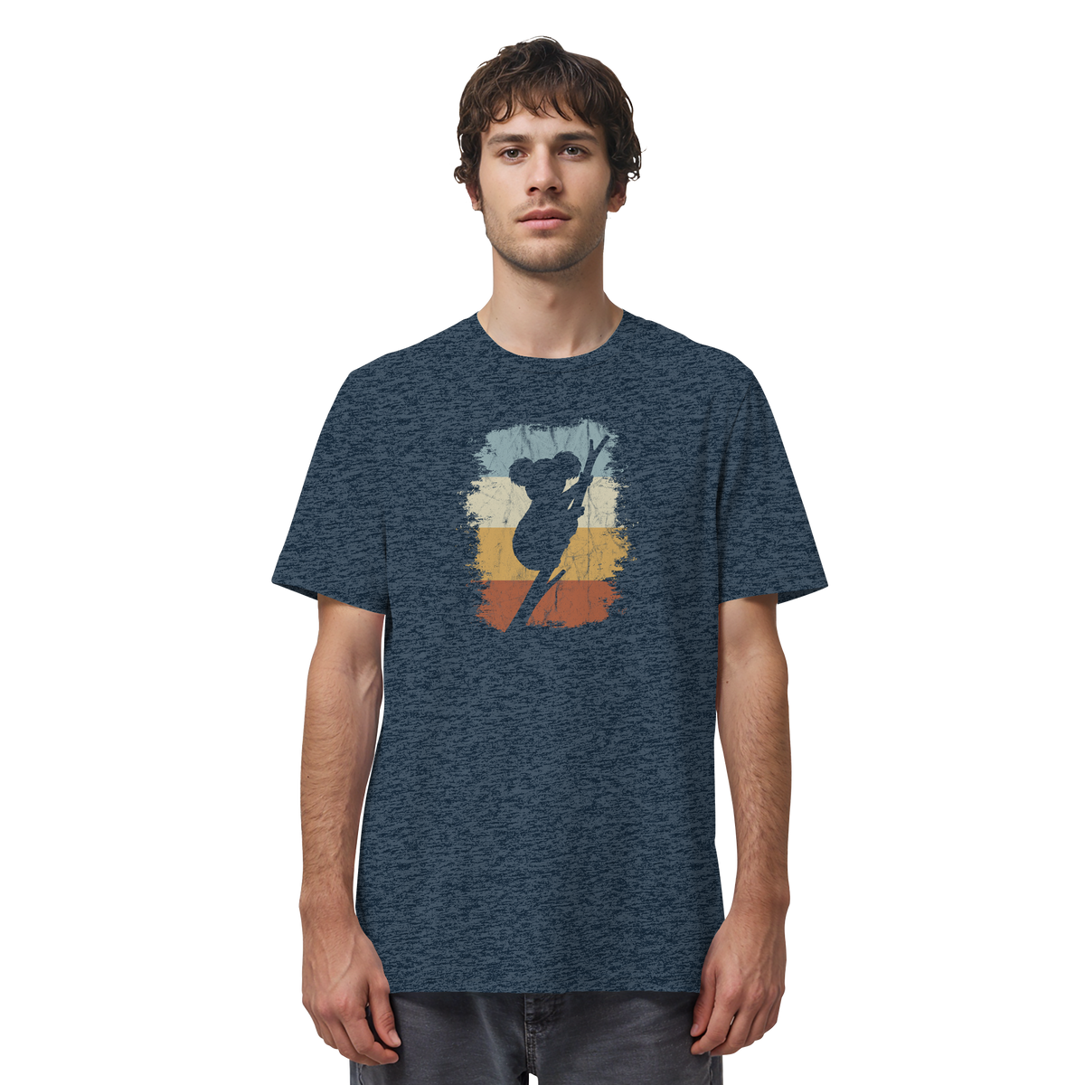 Retro kletternder Koala-Bär - Organic Shirt