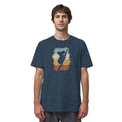 Retro kletternder Koala-Bär - Organic Shirt