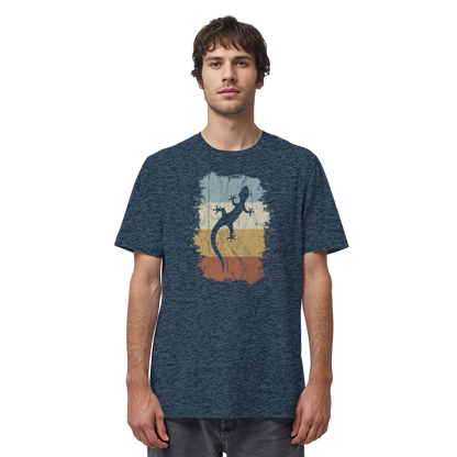 Retro Gecko Salamander Silhouette - Organic Shirt
