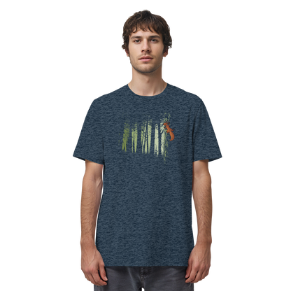Eichhörnchen im Zwielicht-Wald - Organic Shirt