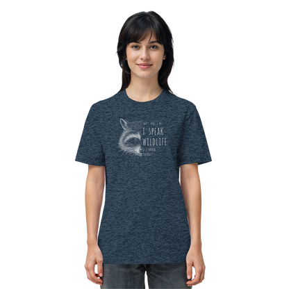 I Speak Wildlife And I Know Waschbär - Organic Shirt