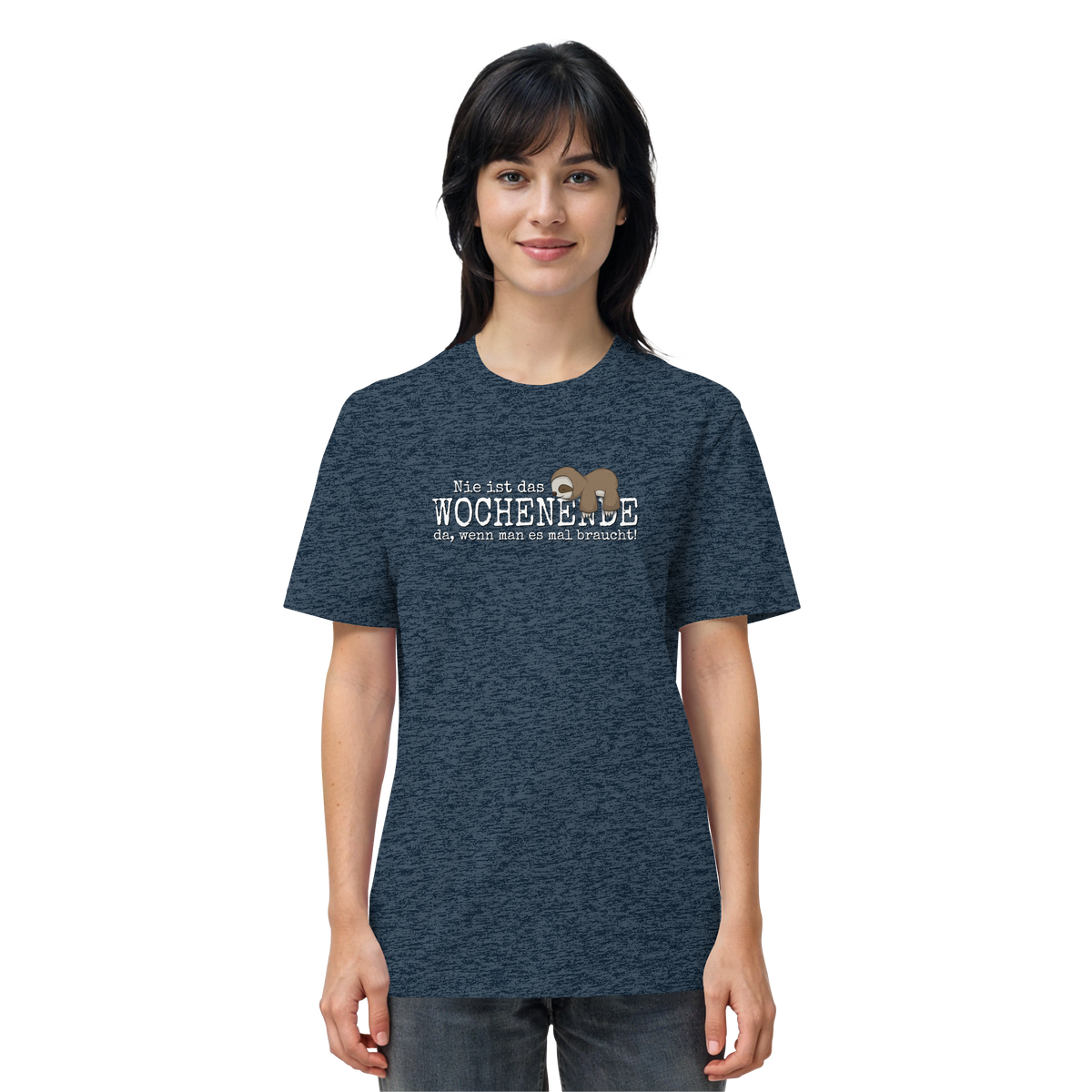 Kawaii Faultier Wochenende - Organic Shirt